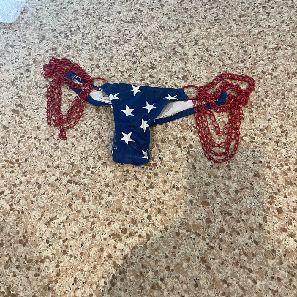 American flag bikini bottoms